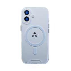 Magnetic Hard Case Clear 3D for Apple iPhone 17 Transparent