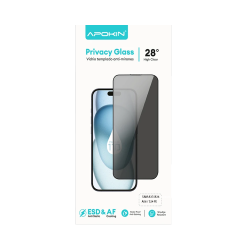 Vidro Temperado Anti-Espião Privacy para Samsung Galaxy A36/Galaxy A37/Galaxy A56/Galaxy S24 FE Preto