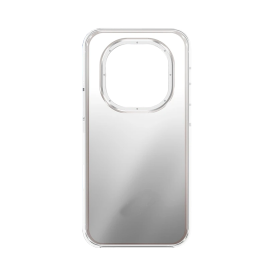 Capa rígida camaleão de designer para Xiaomi Redmi Note 15 Pro 4G Transparente