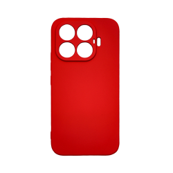 Silicone Case with Camera Shield for Xiaomi 17T Red