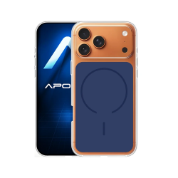 Capa Duro Designer Magnética para Apple iPhone 17 Pro Max Azul