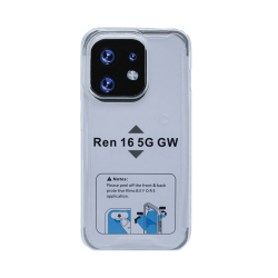 Hard Silicone Case for Oppo Reno 16F 5G Transparent