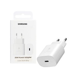 Adaptador Samsung EP-T2510 Tipo-C Porta PD 25W Branco