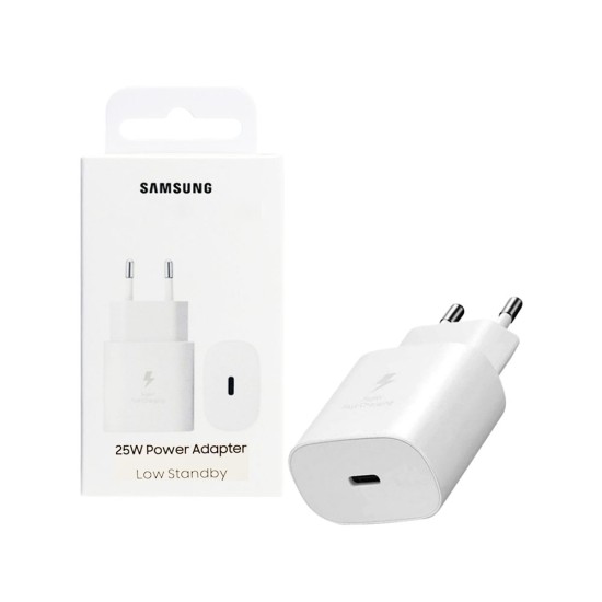 Adaptador Samsung EP-T2510 Tipo-C Porta PD 25W Branco