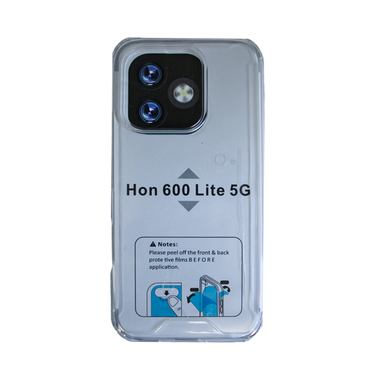 Capa de Silicone Dura para Huawei Honor 600 Lite 5G Transparente