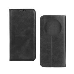 Capa Flip de Couro com Bolso Interno para Xiaomi Redmi 17C 4G Preto