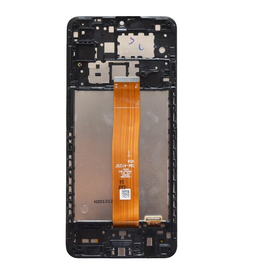 SAMSUNG GALAXY M12 ( SM-M127 ) TOUCH+LCD+FRAME ( GH82-25043A / GH82-25042A ) SERVICE PACK BLACK ORIGINAL